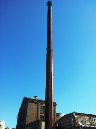 85 meter høj skorsten